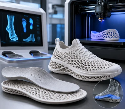 Ortotické vložky a 3D-tištěná obuv: Jak 3D skenování + umělá inteligence a aditivní výroba mění z...